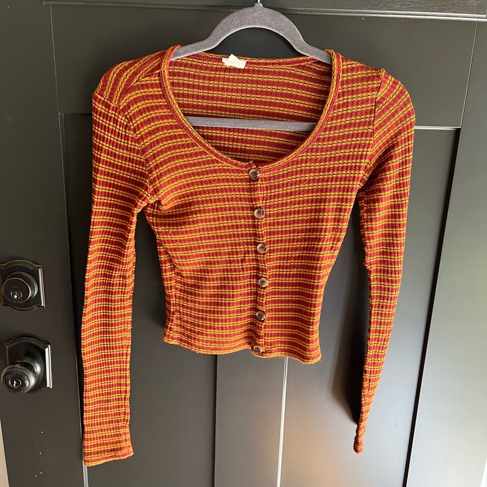 fall long sleeve button up